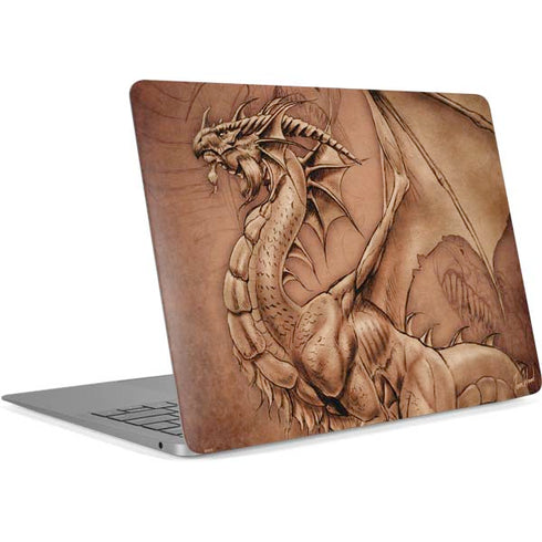 Dragon Parchment by Tom Wood Apple MacBook Air Skin
