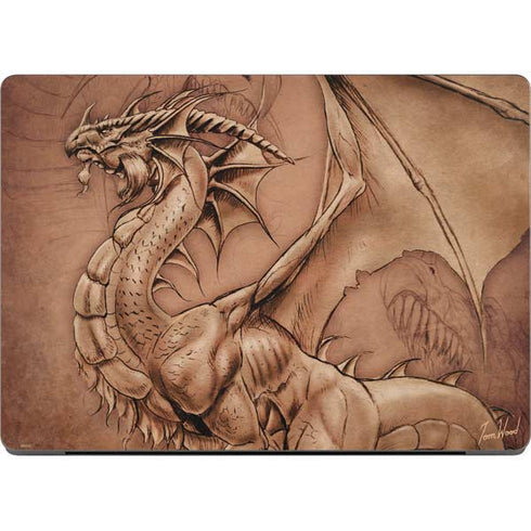 Dragon Parchment by Tom Wood Apple MacBook Pro 14-inch Skin