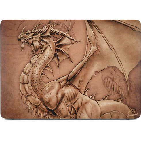 Dragon Parchment by Tom Wood Apple MacBook Pro 16-inch Skin