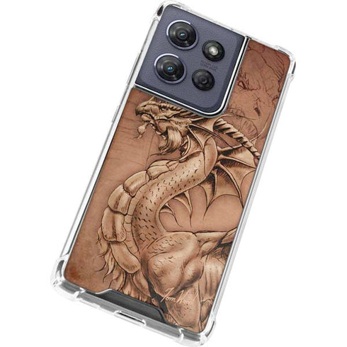 Dragon Parchment by Tom Wood Moto G Power 5G (2025) Clear Case