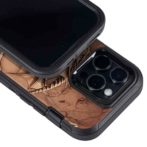 Dragon Parchment by Tom Wood Otterbox Defender iPhone Skin