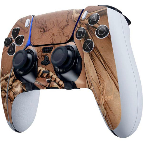 Tom Wood Dragon Parchment PS5 DualSense Edge Pro Controller Skin