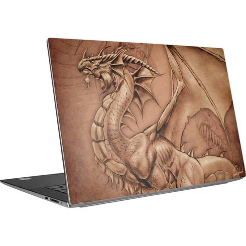 Dragon Parchment by Tom Wood Dell XPS Skin