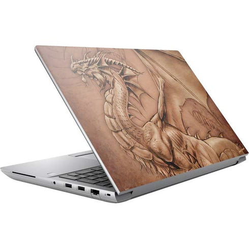 Dragon Parchment by Tom Wood HP ZBook Fury 16 G10 Skin