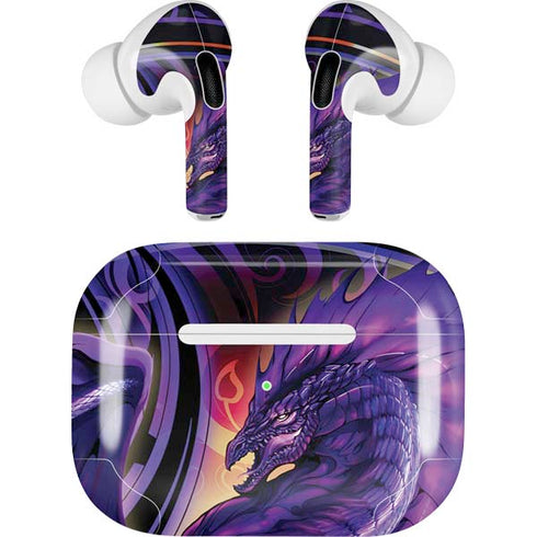 Dragonblade Netherblade Purple by Ruth Thompson Apple AirPods Pro Skin