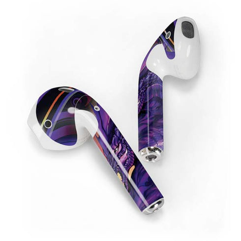 Dragonblade Netherblade Purple by Ruth Thompson Apple AirPods Skin