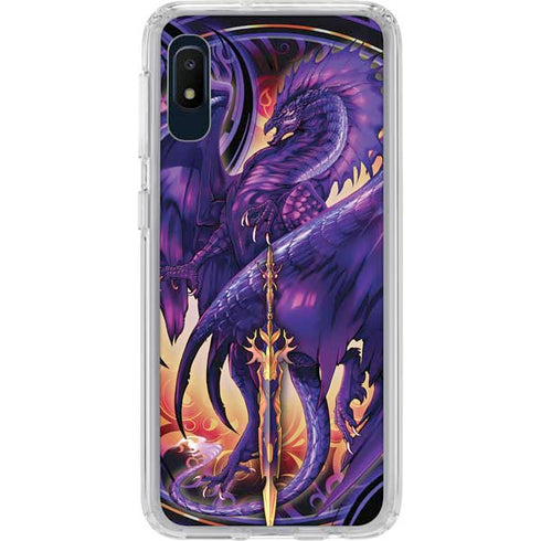 Dragonblade Netherblade Purple by Ruth Thompson Galaxy Cases