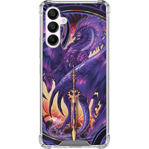 Dragonblade Netherblade Purple by Ruth Thompson Galaxy A16 5G Clear Case