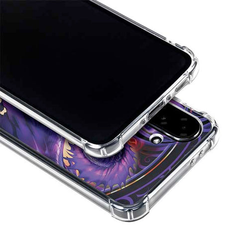 Dragonblade Netherblade Purple by Ruth Thompson Galaxy A36 5G Clear Case