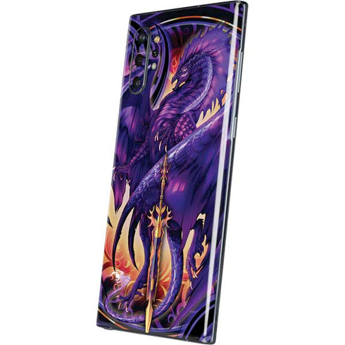 Dragonblade Netherblade Purple by Ruth Thompson Galaxy Note 10 Plus Skin