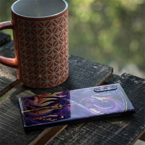 Dragonblade Netherblade Purple by Ruth Thompson Galaxy Note 10 Plus Skin
