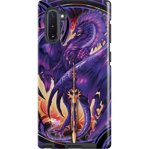 Dragonblade Netherblade Purple by Ruth Thompson Galaxy Cases