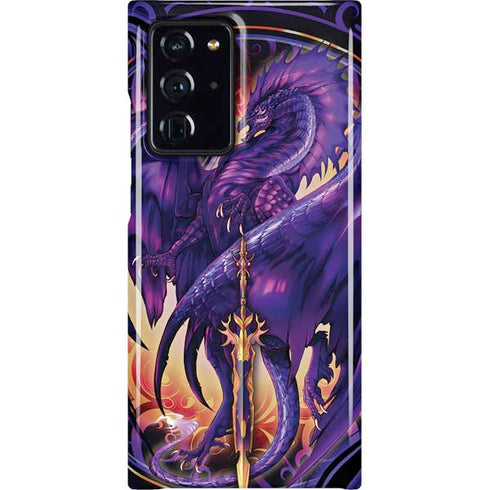 Dragonblade Netherblade Purple by Ruth Thompson Galaxy Cases