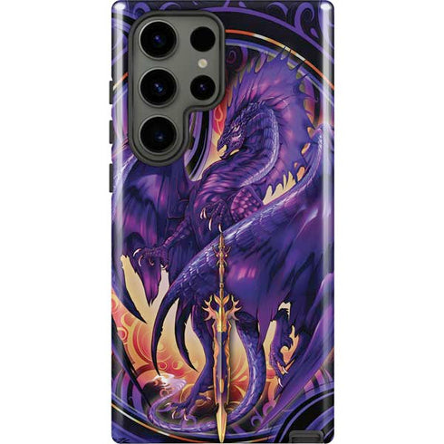 Dragonblade Netherblade Purple by Ruth Thompson Galaxy S23 Ultra Pro Case
