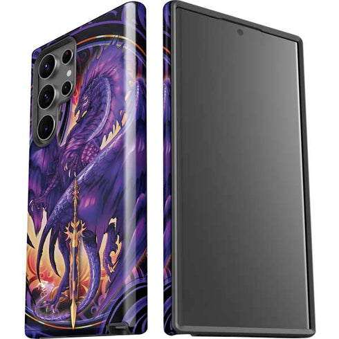 Dragonblade Netherblade Purple by Ruth Thompson Galaxy S23 Ultra Pro Case