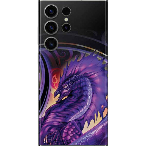 Dragonblade Netherblade Purple by Ruth Thompson Galaxy Skins
