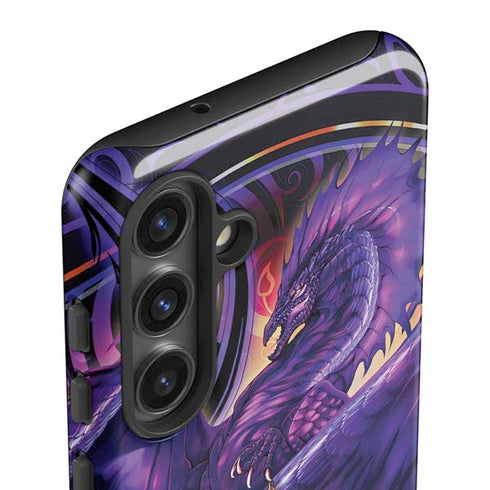 Dragonblade Netherblade Purple by Ruth Thompson Galaxy S25 Impact Case