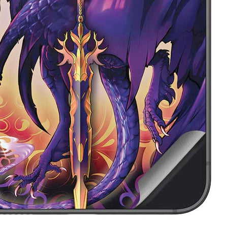 Dragonblade Netherblade Purple by Ruth Thompson Galaxy S25 Plus Skin