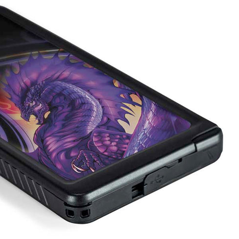 Dragonblade Netherblade Purple by Ruth Thompson Galaxy S24 Ultra Waterproof Case