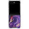 Dragonblade Netherblade Purple by Ruth Thompson Galaxy Z Flip6 Clear Case