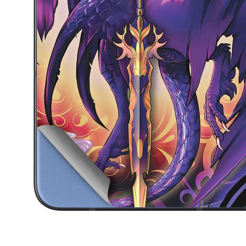 Dragonblade Netherblade Purple by Ruth Thompson Galaxy Z Fold5 5G Skin