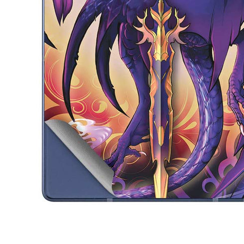 Dragonblade Netherblade Purple by Ruth Thompson Galaxy Z Fold6 Skin