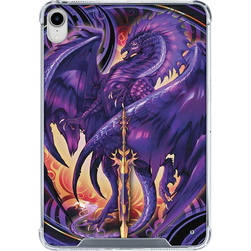 Dragonblade Netherblade Purple by Ruth Thompson iPad 11th Gen (2025) Clear Case