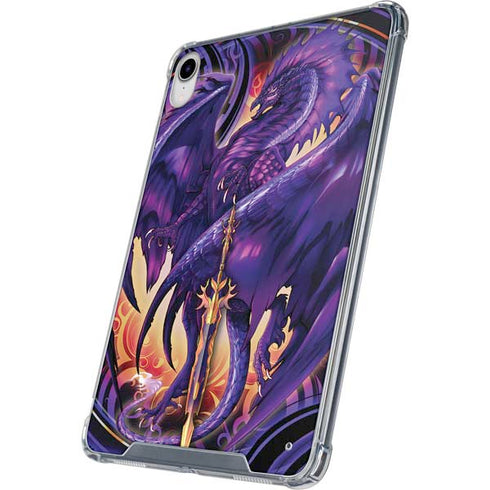 Dragonblade Netherblade Purple by Ruth Thompson iPad 11th Gen (2025) Clear Case