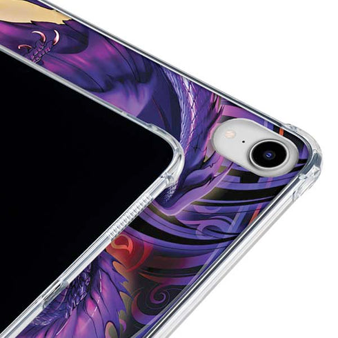 Dragonblade Netherblade Purple by Ruth Thompson iPad 11th Gen (2025) Clear Case