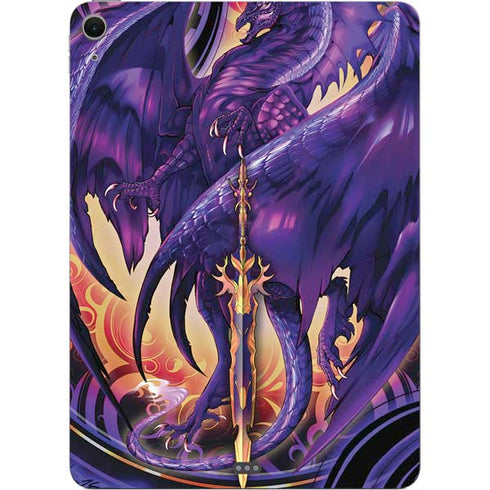 Dragonblade Netherblade Purple by Ruth Thompson Apple iPad Air Skin