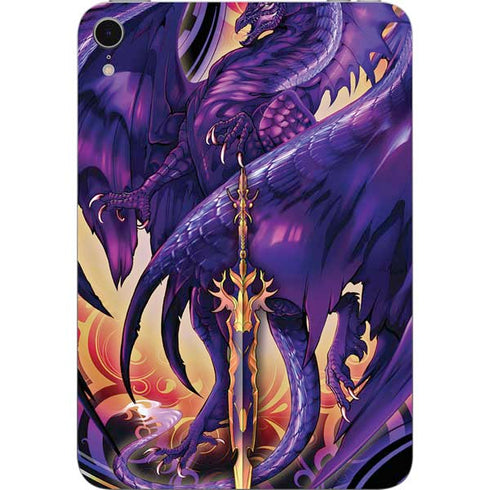 Dragonblade Netherblade Purple by Ruth Thompson Apple iPad Mini Skin