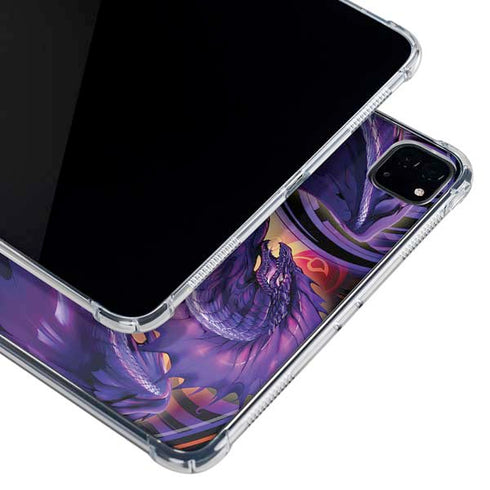 Dragonblade Netherblade Purple by Ruth Thompson iPad Pro 11in (2024) Clear Case