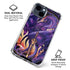 Dragonblade Netherblade Purple by Ruth Thompson iPhone 15 Clear Case