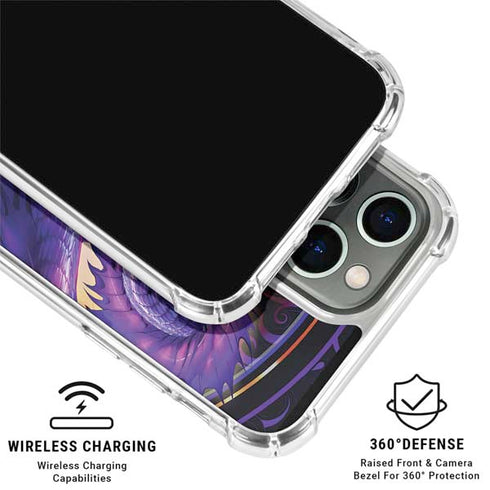 Dragonblade Netherblade Purple by Ruth Thompson iPhone 16 Pro Clear Case
