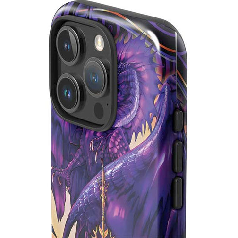 Dragonblade Netherblade Purple by Ruth Thompson iPhone 16 Pro Impact Case