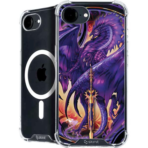 Dragonblade Netherblade Purple by Ruth Thompson iPhone 16e MagSafe Case