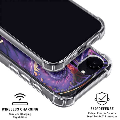 Dragonblade Netherblade Purple by Ruth Thompson iPhone 16e MagSafe Case