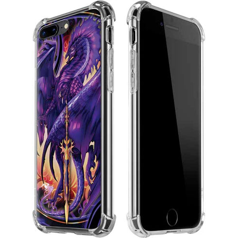 Dragonblade Netherblade Purple by Ruth Thompson iPhone Cases