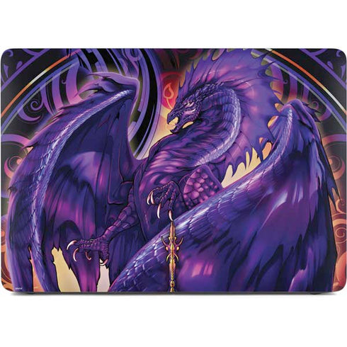 Dragonblade Netherblade Purple by Ruth Thompson Apple MacBook Air Skin