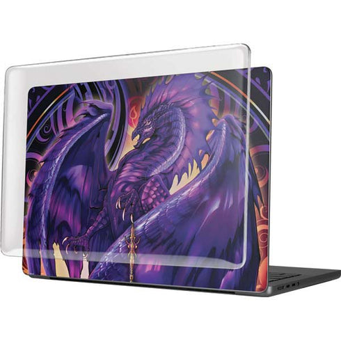 Dragonblade Netherblade Purple by Ruth Thompson MacBook Pro 14in (2021-24) Case plus Skin