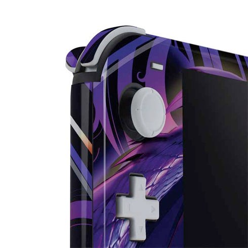 Dragonblade Netherblade Purple by Ruth Thompson Nintendo Switch Lite Skin