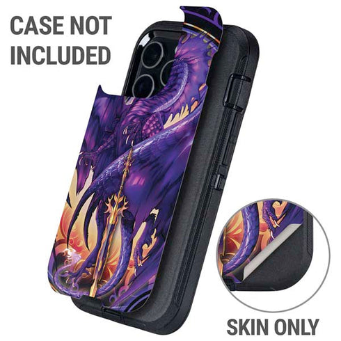 Dragonblade Netherblade Purple by Ruth Thompson Otterbox Defender iPhone Skin