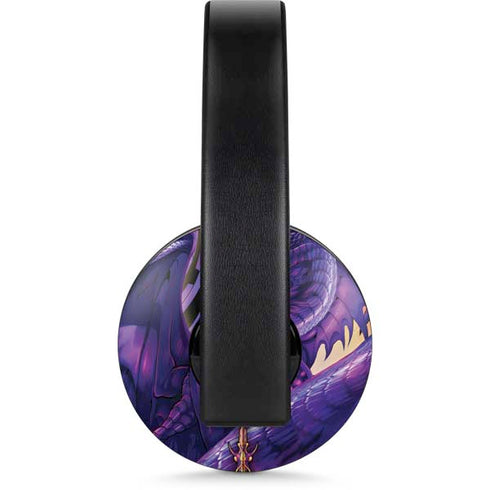 Dragonblade Netherblade Purple by Ruth Thompson PlayStation 4 Gold Wireless Headset Skin