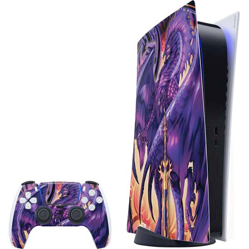 Dragonblade Netherblade Purple by Ruth Thompson PlayStation PS5 Skins