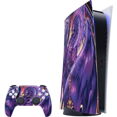 Dragonblade Netherblade Purple by Ruth Thompson PlayStation PS5 Skins