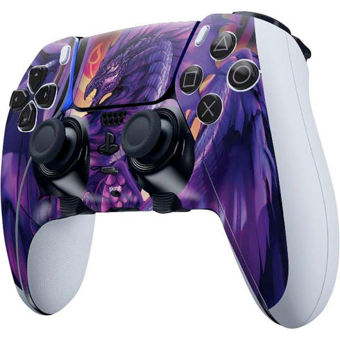 Ruth Thompson Dragonblade Netherblade Purple PS5 DualSense Edge Pro Controller Skin