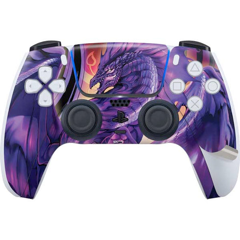 Dragonblade Netherblade Purple by Ruth Thompson PS5 Pro Disk Bundle Skin