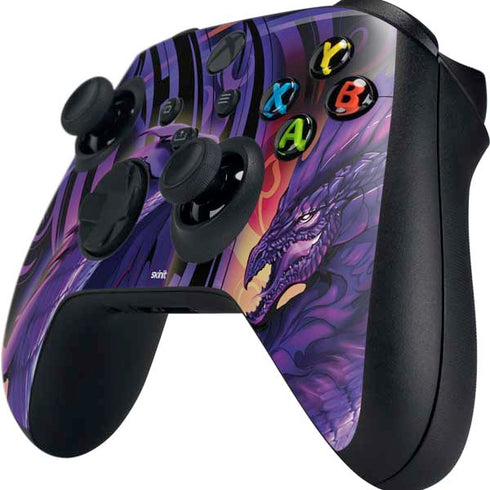 Dragonblade Netherblade Purple by Ruth Thompson Xbox Series X Controller Skin