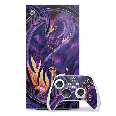 Dragonblade Netherblade Purple by Ruth Thompson Xbox Series X Skins