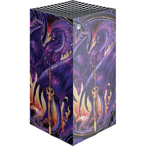 Dragonblade Netherblade Purple by Ruth Thompson Xbox Series X Skins